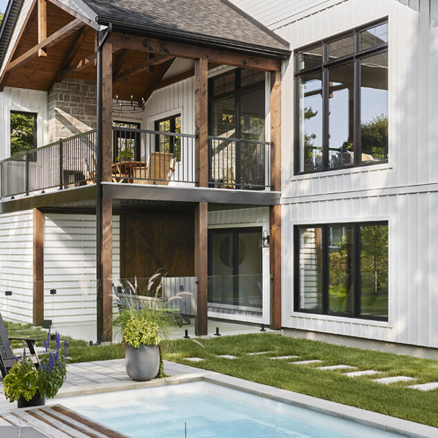 Rustique Chic au coeur des Laurentides - Les Constructions Lafco